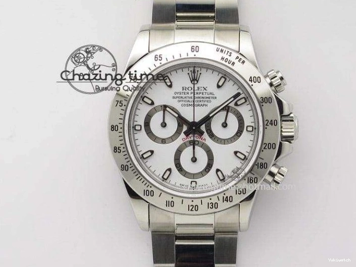 Best Daytona Dial SS (Same A23J Bracelet as White JF Edition Genuine) On 116520 Thickness 1024
